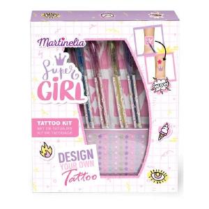Estojo de Tatuagem Super Girl Body Art 6 Peças - Martinelia Cheap Brand New Unisex