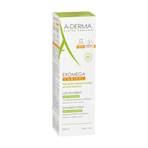 A-Derma Exomega Control Leite Emoliente pele seca 200ml Authentic For Sale