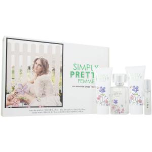 Simply Pretty Femme Eau de Parfum 4 Pieces Gift Set : Eau de Parfum 100ml - Eau Clearance Extremely