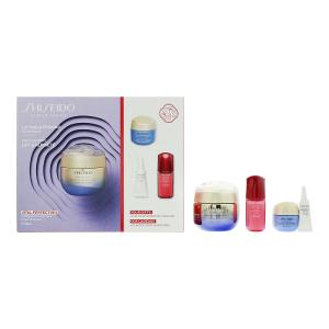 Shiseido Vital Perfection 4 Piece Gift Set: Cream 50ml - Treatment 15ml - Concen With Credit Card Cheap Pice