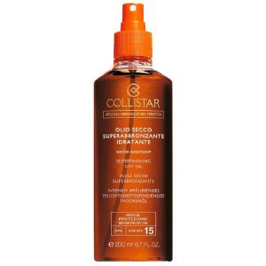 Collistar Olio Secco Superabbronzante Idratazione Media SPF15 200ml Free Shipping Best Store To Get