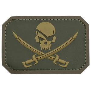 Pirate Skull Flag PVC Patch - Multicam New Arrival
