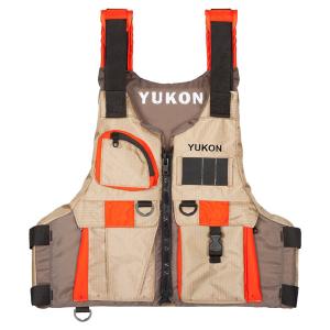 YUKON ANGLER PADDLE VEST, OVERSIZED, TAN #13006-16-A-TA Free Shipping In China