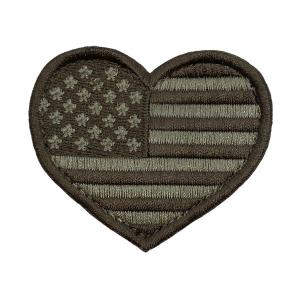 USA Heart Flag Patch - Atacs-Tan Largest Supplier Online