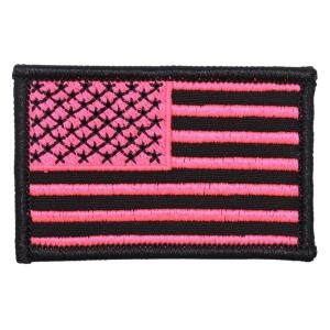 US Flag Patch - Black-Hot Pink Perfect Cheap Pice