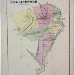 1871 - Rollinsford (NH) - Antique Map Buy Cheap Discounts