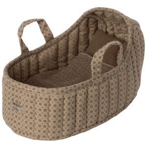 Maileg Large Carry Cot, Sand With Credit Card Cheap Pice
