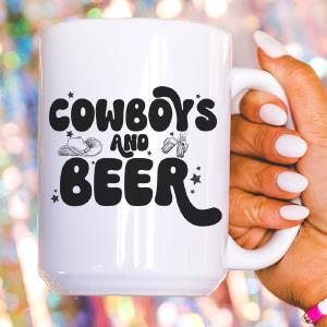 Cowboys And Beer Ceramic Mug Cheap Pictures