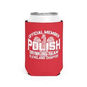 Polish Drinking Team Cleveland Chapter Can Cooler Sleeve Discount Popular