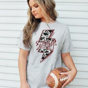 Lightning Strike Bulldogs Ultra Cotton Adult T-Shirt Discount Manchester