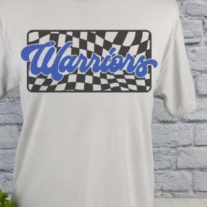 Checkered Warriors Royal Unisex Dri-Power Poly Tee Low Pice For Sale