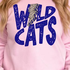 Royal Wildcats Bolt Heavy-weight Crew Sweatshirt Outlet Looking For