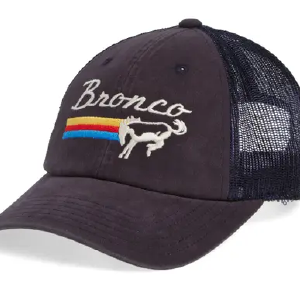 Bronco Raglan Bones Adjustable Trucker Cap Choice