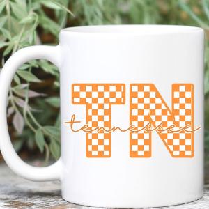 Tennessee Checkered Ceramic Mug In China Cheap Online