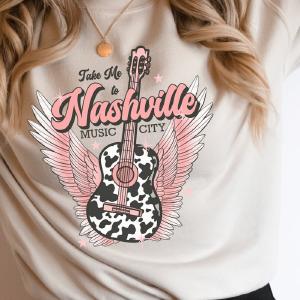 Take Me To Nashville Unisex NuBlend Crew Sweatshirt Cheap Sale Perfect