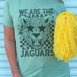 Stars We Are The Jaguars Unisex Poly-Rich Blend Tee 2025 Unisex