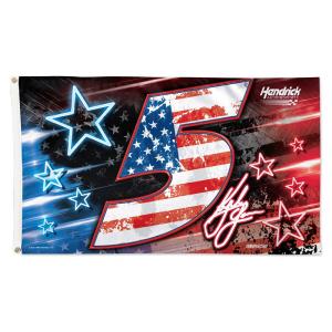 Kyle Larson 2025 Patriotic #5 NASCAR 3x5 Flag For Sale Free Shipping
