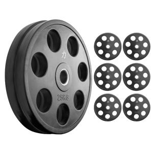 140KG Set - Rubber Coated Easy Grip Plates Sale Cost