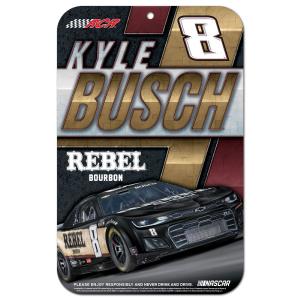 Kyle Busch Rebel Bourbon #8 11x17 Plastic Sign - Sale With Mastercard