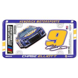 Chase Elliott Plastic License Plate Frame / Decal 2-Pack Clearance Extremely