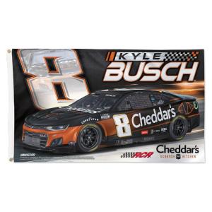Kyle Busch Cheddar's Car NASCAR 3x5 Flag - Sale Finishline Online