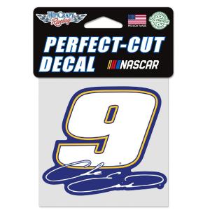 Chase Elliott Perfect Cut #9 Decal 4x4 Inch Pices For Sale