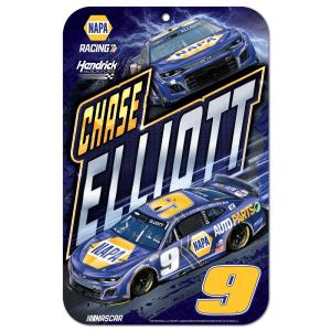 Chase Elliott 2025 NAPA #9 11x17 Plastic Sign Cheap Sale Cheap