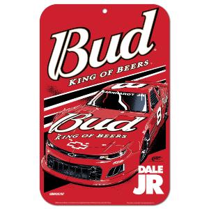 Dale Earnhardt Jr 2025 Budweiser #8 11x17 Plastic Sign Fashion Style For Sale