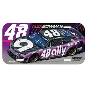 Alex Bowman 2025 Ally Plastic Car License Plate Best Sale Cheap Online