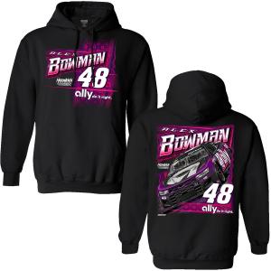 Alex Bowman 2025 Ally Black 2-Spot Hoodie Sweatshirt Outlet Geniue Stockist