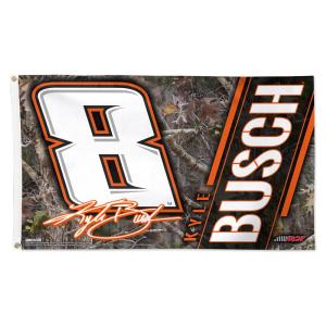 Kyle Busch Camo #8 NASCAR 3x5 Flag Top Quality For Sale
