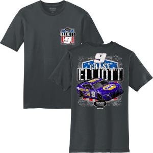 Chase Elliott 2025 NAPA Charcoal T-Shirt Gray Discount Sast