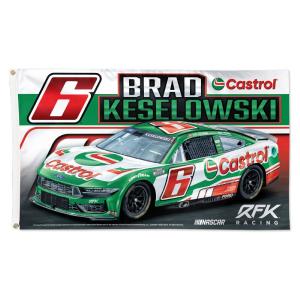 Brad Keselowski 2025 Castrol #6 Car 3x5 Flag Cheapest Pice Cheap Online