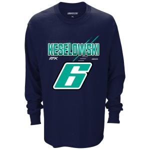 Brad Keselowski Exclusive Long Sleeve Name and #6 T-Shirt - Sale Buy Cheap Best Sale