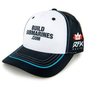 Brad Keselowski BuildSubmarines Uniform Pit Hat Black/White View Cheap Pice