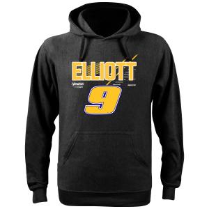 Chase Elliott Exclusive Name and #9 Outerwear Hoodie Sweatshirt Charcoal Gray Free Shipping Pices