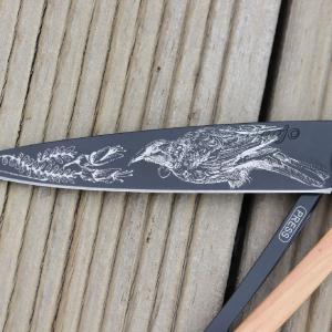Deejo Black 37g Knife with Juniper Handle - Tui Cheap Sale Brand New Unisex