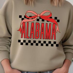 Bow Alabama Check Unisex NuBlend Crew Sweatshirt For Sale Wholesale Pice
