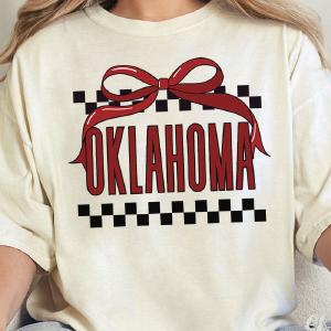Bow Oklahoma Check Comfort Colors Adult Ring-Spun Cotton Tee Marketable Sale Online