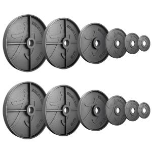 Deep Dish Cast Iron Plate Sets: 17.5kg / 90kg / 100kg & 107.5kg Free Shipping Outlet Store