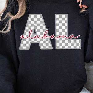 Alabama Checkered Unisex NuBlend Crew Sweatshirt Looking For Cheap Pice