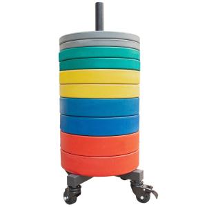 Vertical Plate Storage on Wheels Visit