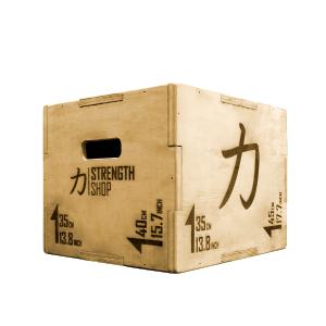 Wooden Plyo Box - 45CM X 40CM X 35CM Fast Delivery Cheap Online
