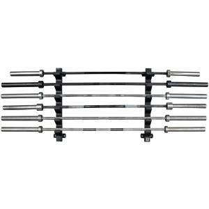Wall Mountable Horizontal Bar Holder - 6 Bars Clearance With Credit Card