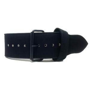 Single Prong Buckle belt, All Black, 13MM - IPF Approved Affordable Online