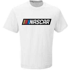 NASCAR Bar Logo T-Shirt White Best Store To Get Sale Online