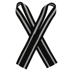 Zhang Kong ZKC Black/White Weightlifting Straps, Normal - Cotton Hot Sale Online