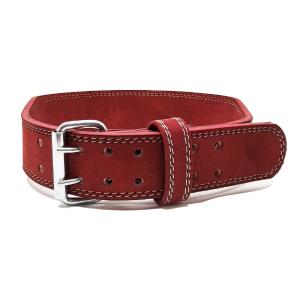 Weightlifting Double Prong Buckle Tapered Belt, Wine Red Colour - 8MM Quality Free Shipping Outlet