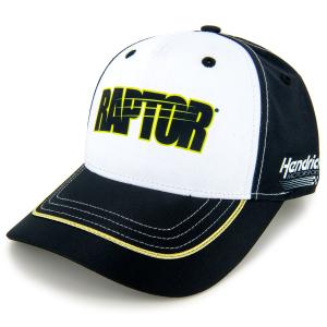 William Byron Raptor Uniform Pit Hat Black/White Perfect For Sale