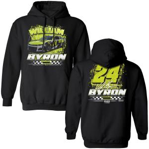 William Byron 2025 Raptor 2-Spot Hoodie Outerwear Sweatshirt Black - Exclusive Free Shipping 2025